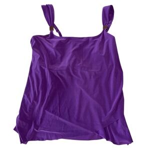 Miraclesuit Womens Size 12 Orchid Purple Dazzle Tankini NWT